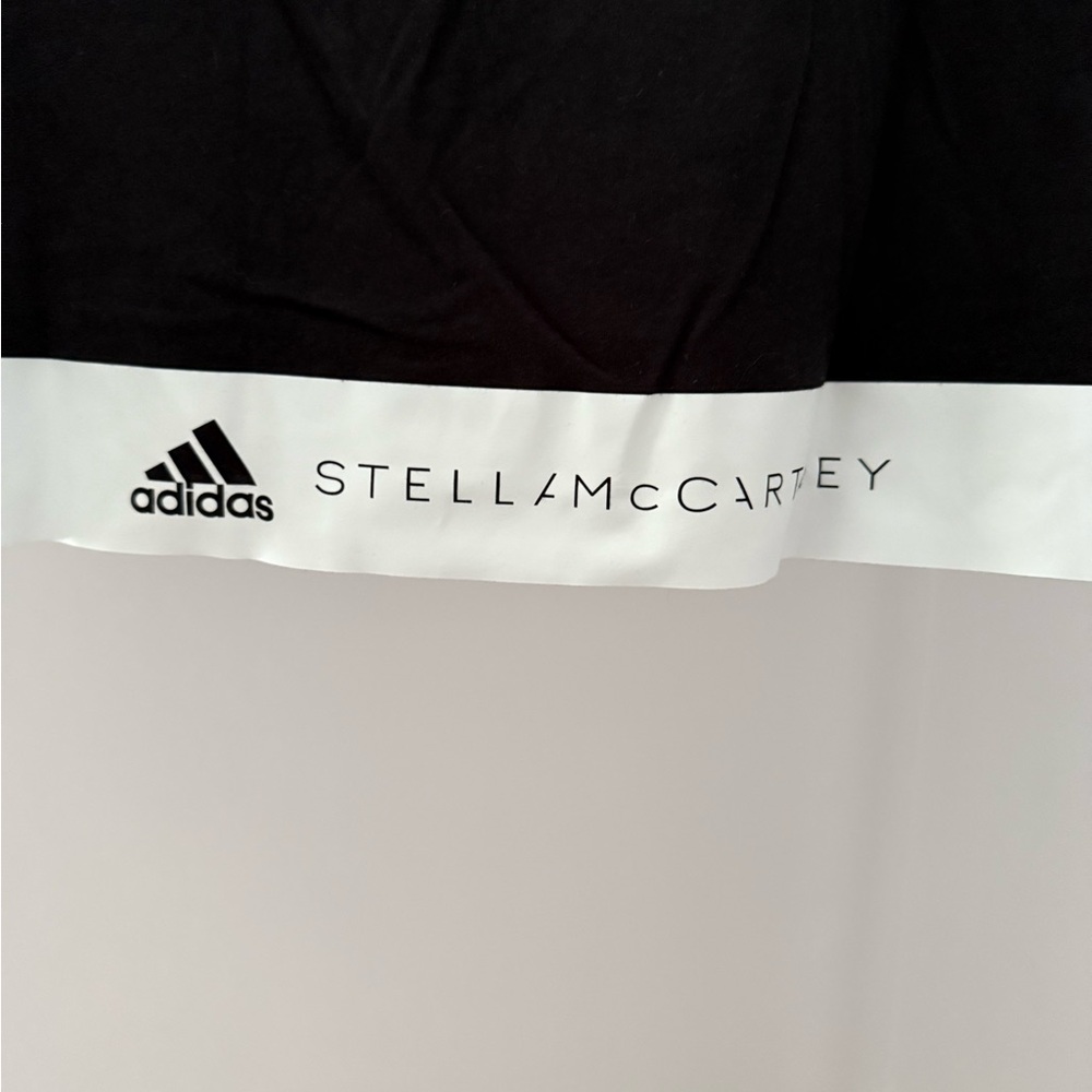 Adidas by Stella McCartney Black Short Sleeve Logo Tee - XS - NWT - Picture 9 of 11